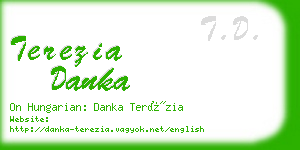 terezia danka business card